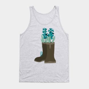 Hyacinth Rain Boots Tank Top